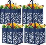 WOWBOX Reusable Grocery Bags Foldab