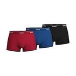 BOSS HUGO BOSS Men's Trunk 3p Us Co 10145963 01, New Red/Blue/Black, Medium