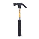 STANLEY 51-152 Claw Hammer with Steel Shaft for Masonry, Woodwork, Fittings for Home, DIY, Mechanic, Industrial & Professional Use, GREY & BLACK