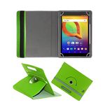 Fastway Rotating 360° Leather Flip Case Cover for Alcatel A3 10 4g Green