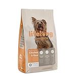 Amazon Brand - Lifelong - Complete Dry Dog Food Rich in Chicken and Rice for Small Breeds, 1 Pack of 3kg