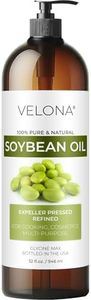 velona Soybean Oil - 32 Fl Oz | 100% Pure and Natural Carrier Oil | Refined | Cooking, Baking, Skin, Hair, Body & Face Moisturizing | Use Today - Enjoy Results