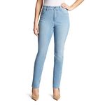 Gloria Vanderbilt Womens Amanda Classic High Rise Tapered Jean Petite, Callisto, 12