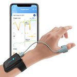 Pulse Oximeter Approved UK, 72 hr Battery Life Sleep Monitor with Bluetooth, Wrist Oxygen Monitor Finger Adults,Portable Blood Oxygen Monitor with Free APP&PC Report