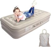 Nikrim™Air Mattress,18 inch Inflatable Airbed Luxury Double High Self Inflation Deflation Queen Air Mattress withUpgraded Built-in Pump, Blow Up Guest Bed for Home Portable Camping Travel(Multicolor)