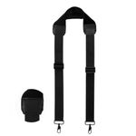 PALAY® Shoulder Strap, Thicken Shoulder Strap with Double Adjustable Buckles and Metal Swivel Hooks for Laptop Shoulder Bag/Laptop Messenger Bag/Crossbody Bag