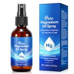 Magnesium Spray, Magnesium Oil for Feet, 100% Pure & Natural Organic Magnesium Oil Spray Glass Bottle, Easy to Absorb & Use, Magnesium Oil Spray for Sleep