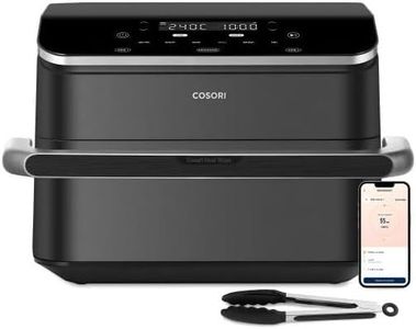 Cosori Freidora de Aire Dual Blaze TwinFry 10 Litro-True Metal-Doble Resistencia 2800 W (35–240 °C)-Divisor para Zonas de la Gran Doble Cesta-Smart WiFi-6 Funciones-Máx 10 Personas-Limpiable