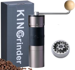 KINGrinder K6 Manual Coffee Grinder – Adjustable Burr Mill