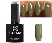 Bluesky Nail Gel Polish Olive Khaki Green, Dried Herb Winter Fashion WF05 UV LED Soak Off