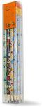 Channie's Number 2 Floral Pencil Set, Colorful Pencils with Cute Floral Design for Sketching, Writing, or Drawing, Pack of 12 Pre-Sharpened Flower Pencils for Girls and Women