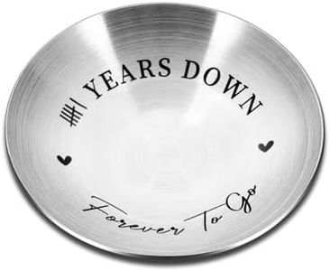 XPENMULBOJA Iron 6th Anniversary Gifs for Him Her - Anniversary Wedding Gifts for Women Men Couple Hers, Ring Holder 6 Years Anniversary for Husband Wife Christmas Valentines Birthday Gifts