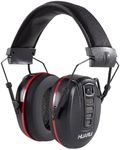 HUARUI Adjustable Electronic Shooting Ear Protection,Sound Amplification Electronic Hunting Earmuff,NRR 24dB Noise Reduction Headphones for Gun Range-Black