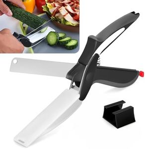 Vegetable Chopper Kitchen Scissors - Vegetable Scissors Food Cutter Quick Vegetable Cutter Knife Fruit Cutter Tools - Vegetable Slicer Food Chopper Knife Scissors Food Cutting Scissors Meat Scissors