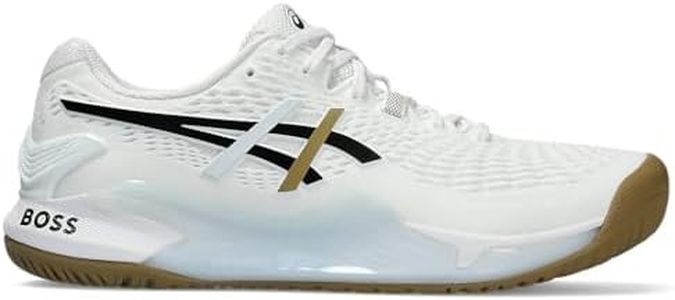 ASICS Men's Gel-Resolution 9 Sneaker, 14 UK, White Black, 9.5 US