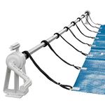 Arebos Pool Reel System for Pool Covers | 3.4-20.2 ft (1.05-6.15 m) | Weatherproof material