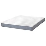 IKEA VESTERÖY Pocket Sprung Mattress, 140x200 cm, Firm/Light Blue