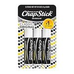 ChapStick Classic (3 Sticks) Original Flavor Skin Protectant Flavored Lip Balm Tube, 0.15 Ounce Each