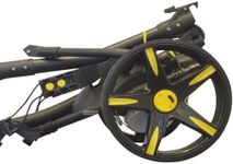 For Pro Rider Golf Electric Trolley Black/Yellow Sports Wheels per Pair