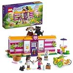LEGO Friends Pet Adoption Café 41699 Building Toy - Collectible Animal Rescue Set with Olivia & Priyanka Mini-Dolls, Cat & Dog Figures, Creative Toys for Boys, Girls, and Kids Ages 6+