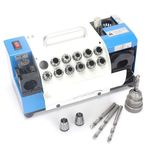 Drill Bits Sharpener, MR-13A Drill bit Grinding Machine 3-15mm, 95° to 135° Point Angle Adjustable Drill Bit Re-Sharpener, Portable Bits Sharpening Machine with 13 Collets