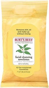 Burt's Bees White Tea Towelettes, 10 Wipes