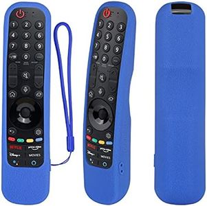 YiBiChin - Carcasa Protectora para LG AN-MR23GN(2023) MR21GA(2021) MR22GA (2022), Funda de Silicona Antideslizante, Lavable, Color Azul