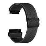 YANYEZ Nylon Straps Elasticated Sports Straps Quick Release Watch Straps Men Ladies Straps Quick Release Watch Straps Watch Accessories Bracelet Width 22mm Black