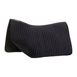 Back On Track Saddle Pad - Western - Black - 31 Spine X 15 Drop