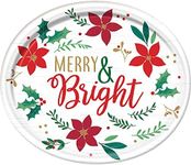 Multicolor Christmas Wishes Oval Pa