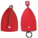 ARURA (LABEL) Creative Pull Out Cute Large Capacity Car Key Case, Pull Out Key Sleeve, Cute Keychains for Car Keys Pull Out Key Case Key Holder Case (Red, 2)