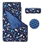 beeweed Toddler Nap Mat, Rollup Des