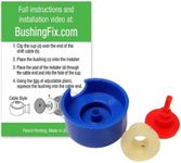 BushingFix UP1Kit Transmission Shift Cable Bushing Repair Kit, Shifter Cable Kit Fits Ford, Chevy, Buick, and More, Automatic Transmission Shift Cable Replacement Bushing, Easy Repair Replacement