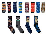 Friends Mens 12 Days of Socks in Advent Gift Box | Set A