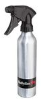 BaBylissPRO Brushed Aluminum Spray Bottle with Adjustable Nozzle, 10 Fl Oz