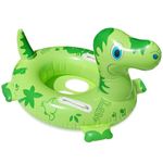 WenYa Dinosaur Inflatable Floats Ring for Kids, Inflatable Pool Float Ring, Cartoon Foldable Swim Aid for Kids Swimming Pool Beach Water Sports Party Toys