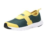 PUMA boys Puma Flex JR IDP Ponderosa Pine-Sulphur-Puma Black Sneaker-6UK (37459801)