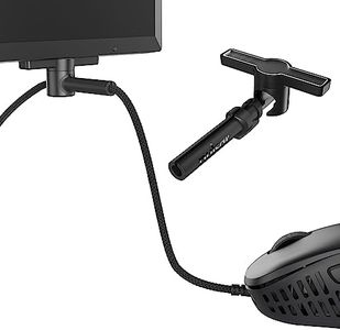 Pulsar Gaming Gears Micro Bungee ES : Drag-Free Wired Mouse Support - Free Motion on Your Desk - Super compact size - Attach it to your monitor - Get more space (Single Pack), PMB03