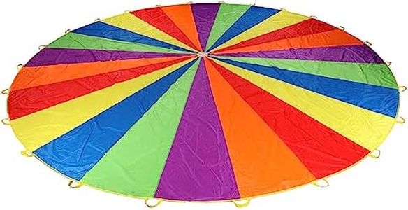 Sonyabecca Play Parachute for Kids Tent Cooperative Team Building Birthday Games (20ft)