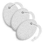 Youteer 3 Pcs Pumice Stone, Natural Pumice Stone for Feet Exfoliation Remove Dead Skin Pedicure Tool.