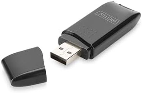 DIGITUS Lettore di schede USB 2.0 per schede di memoria - Supporta schede SD, SDHC, SDXC e Micro SD - 480 Mbit/s - Plug & Play - Nero