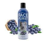 Bark2Basics Face Furst Scrub Dog Shampoo - 16 oz, Exfoliates and Gently Cleans Facial Area, Helps Remove Tear Stains, Blueberry Facial