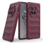 Amazon Basics Back Case Cover for OnePlus 12 (Silicone_Plum)