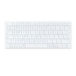 ProElife Premium EU Layout English Ultra Thin Soft-touch Silicone Keyboard Protective Cover Skin Protector for Apple Magic Wireless Bluetooth Keyboard MLA22L/A A1644 (2015 Released) (Clear)