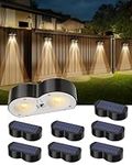 Upgraded Solar Fence Lights Outdoor