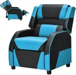 SNUGWAY Racer Larger Kids Gaming Reclining Chair Leather Recliner Sofa Children Ages 3-12