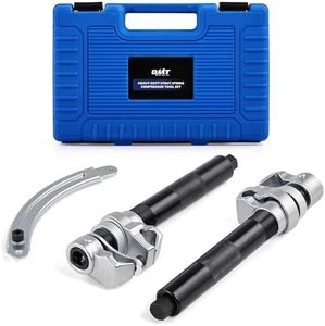 Orion Motor Tech 2pc Coil Spring Compressor Tool Set, 2200lb Strut Compressor Tool for Sedan SUV Pickup Truck Light Truck, 0.9"-11" Heavy Duty Strut Spring Compressor Tool with Adjustable Safety Stand