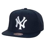 Mitchell & Ness Men's Evergreen Snapback Coop, Navy, One size