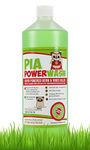 PIA Power Wash 1ltr Bottle, Artificial Grass Cleaner for your Garden. Spray on Astro Turf Cleaner and Disinfectant for Fake Grass. Pet and Dog Urine Odour Remover for Artificial Turf in your Garden.