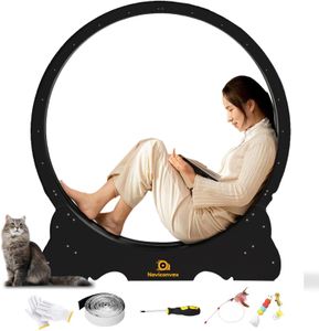 Naviconvex Cat Exercise Wheel 45in – Indoor Running Wheel for Cats
